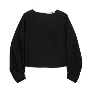 Babaton Aritzia Black Niki Blouse Sz XXS